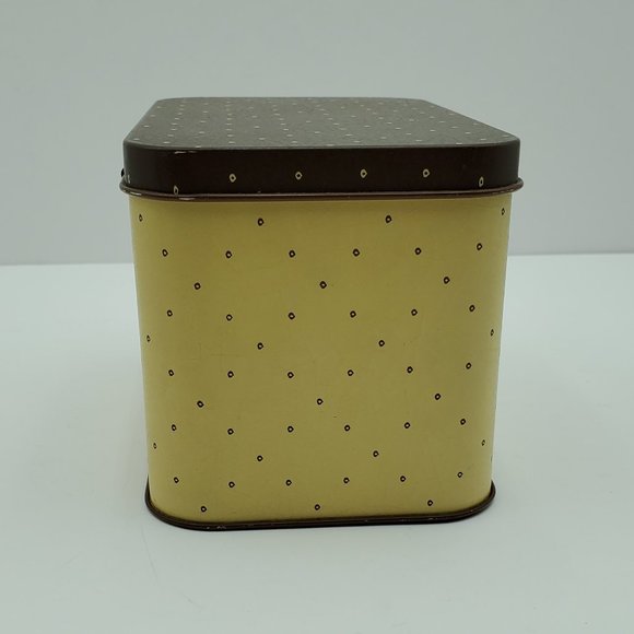 Pfaltzgraff Village Metal Recipe Card Holder Tin Box Cookie Candy Tea Tin - Picture 4 of 8